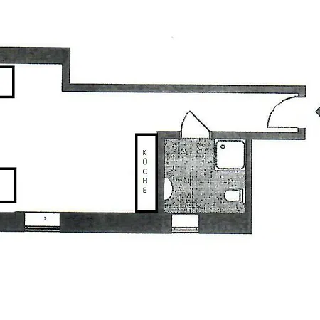 Wombat-1-2-personen Lägenhet *